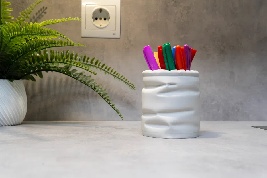 Puffy SquishCup Pencilholder – Ly đựng bút phồng tối giản - Image 3