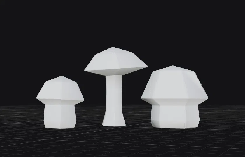 Nấm Low Poly - Image 1