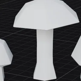 Nấm Low Poly