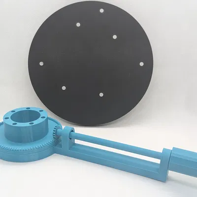 Bàn xoay: không cần motor và không cần bearing