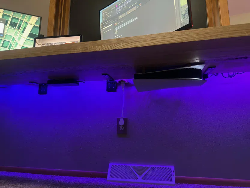 Giá đỡ PS5 Digital gắn dưới bàn (Under desk catagory) - Image 2