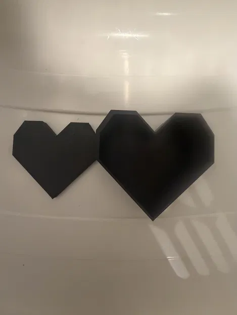 Lót Ly Valentine & Giá Đựng Lót Ly (Low Poly) - Image 1