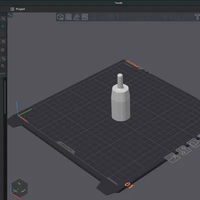 Tay cầm chỉnh sửa để dùng với máy khoan