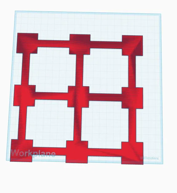 Bản in test cân chỉnh hot bed 3x3 cho mọi máy in Creality - Image 1