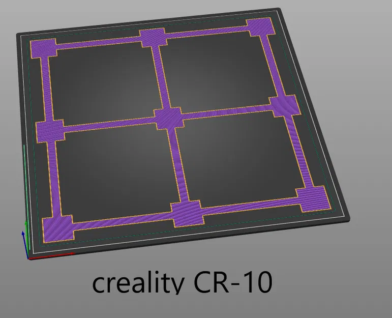 Bản in test cân chỉnh hot bed 3x3 cho mọi máy in Creality - Image 2