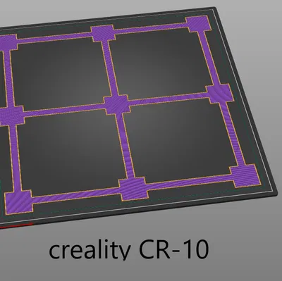Bản in test cân chỉnh hot bed 3x3 cho mọi máy in Creality