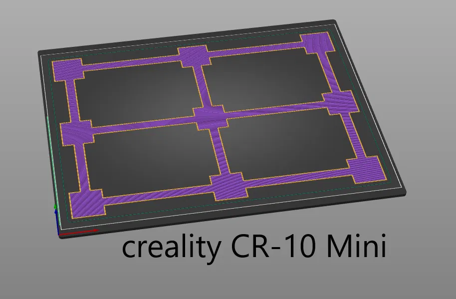 Bản in test cân chỉnh hot bed 3x3 cho mọi máy in Creality - Image 4