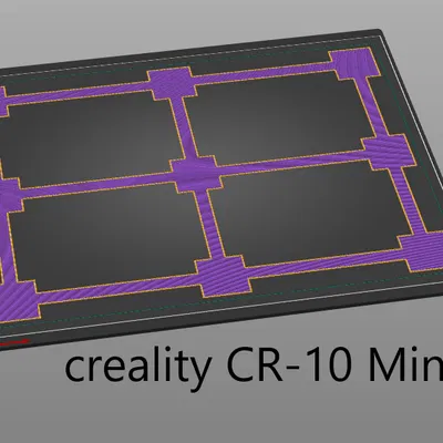 Bản in test cân chỉnh hot bed 3x3 cho mọi máy in Creality