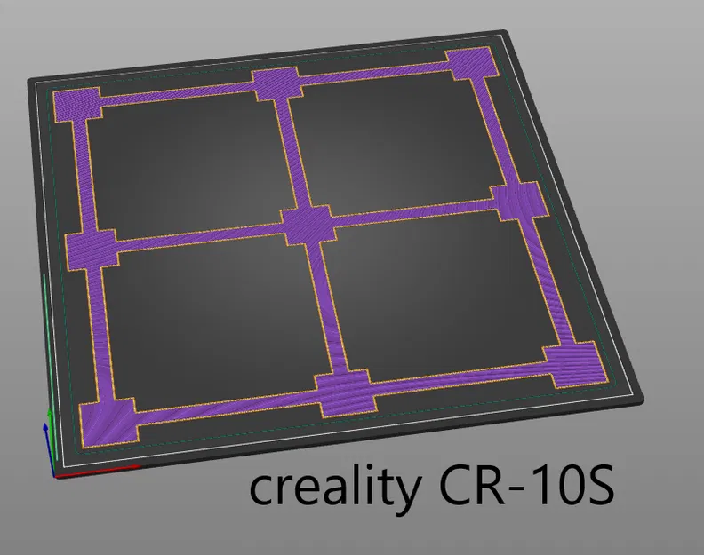 Bản in test cân chỉnh hot bed 3x3 cho mọi máy in Creality - Image 5
