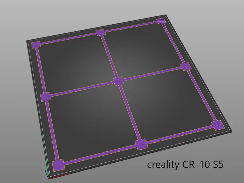 Bản in test cân chỉnh hot bed 3x3 cho mọi máy in Creality - Image 8