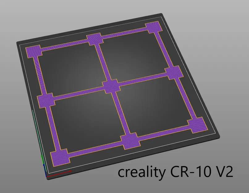 Bản in test cân chỉnh hot bed 3x3 cho mọi máy in Creality - Image 11