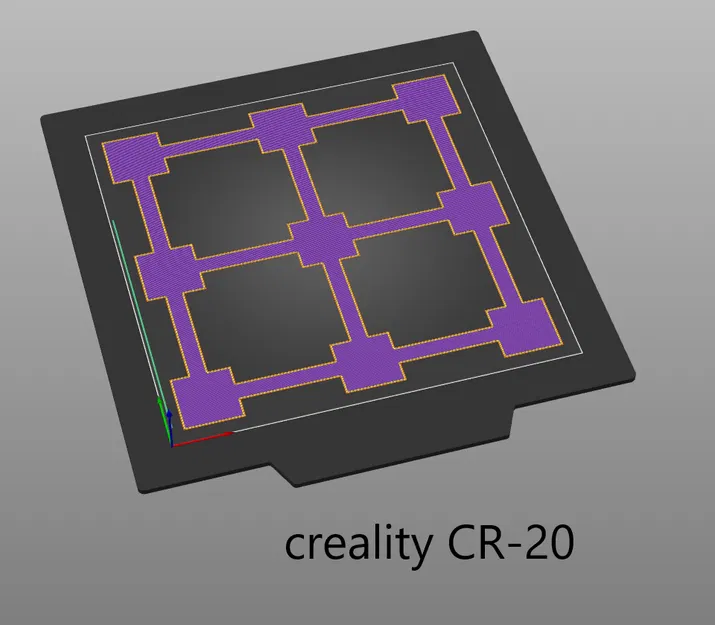 Bản in test cân chỉnh hot bed 3x3 cho mọi máy in Creality - Image 12