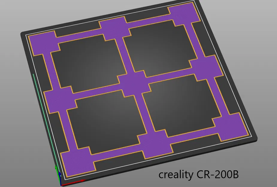 Bản in test cân chỉnh hot bed 3x3 cho mọi máy in Creality - Image 14