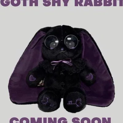 Goth Shy Bunny
