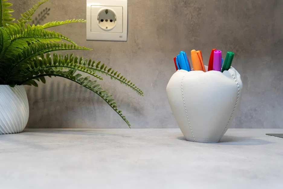 Ống cắm bút hình trái tim Soft Matter - Image 3