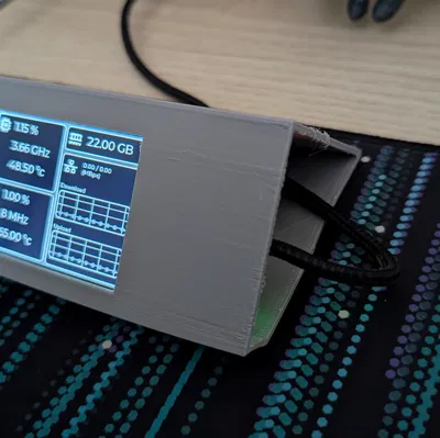 Vỏ ESP32 System Monitor Case