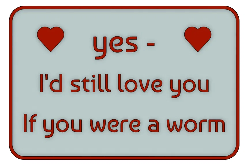 Bảng chữ “Love You” - Image 1