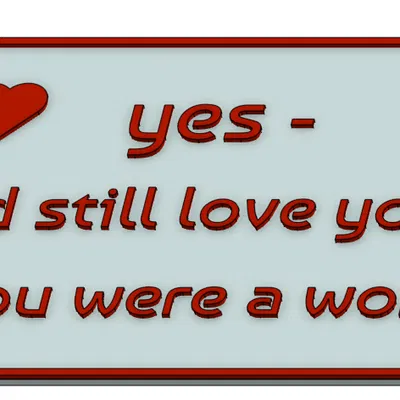 Bảng chữ “Love You”