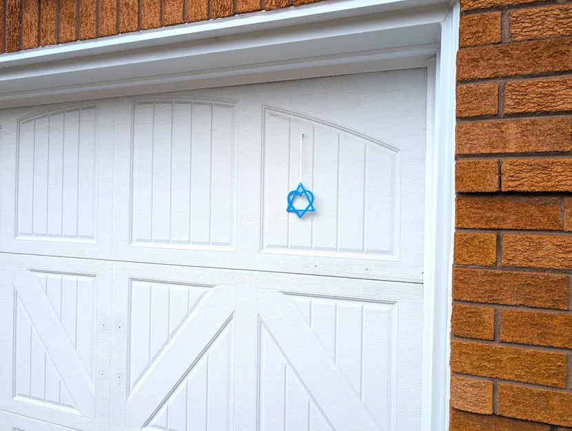 Heart of David - Biểu tượng đoàn kết (STEP + STL, 4 kích cỡ) - Image 2