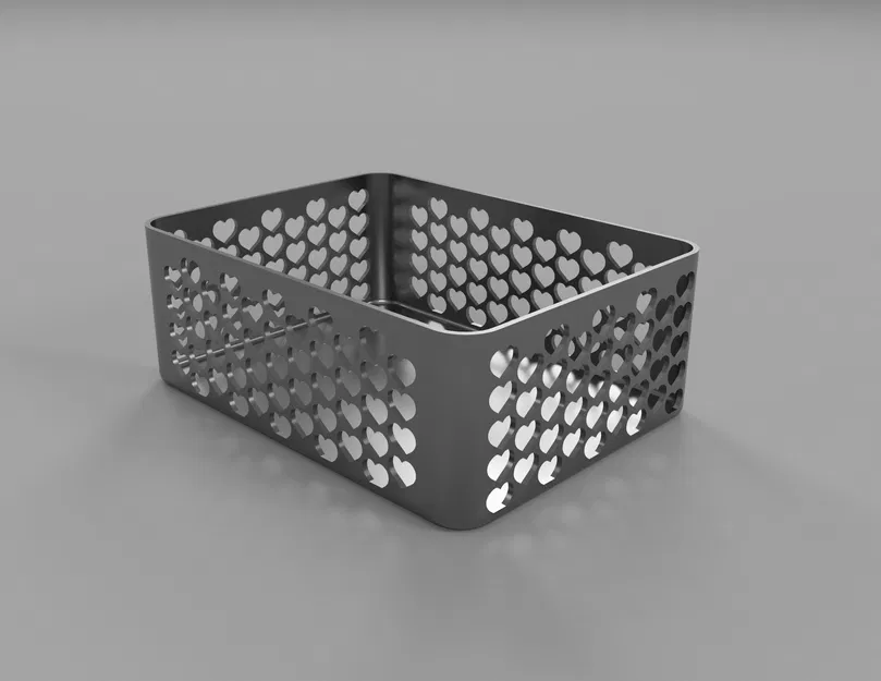 Hộp Lưu Trữ Treo Tường Hình Trái Tim – 200 × 160 × 75 mm - Image 2