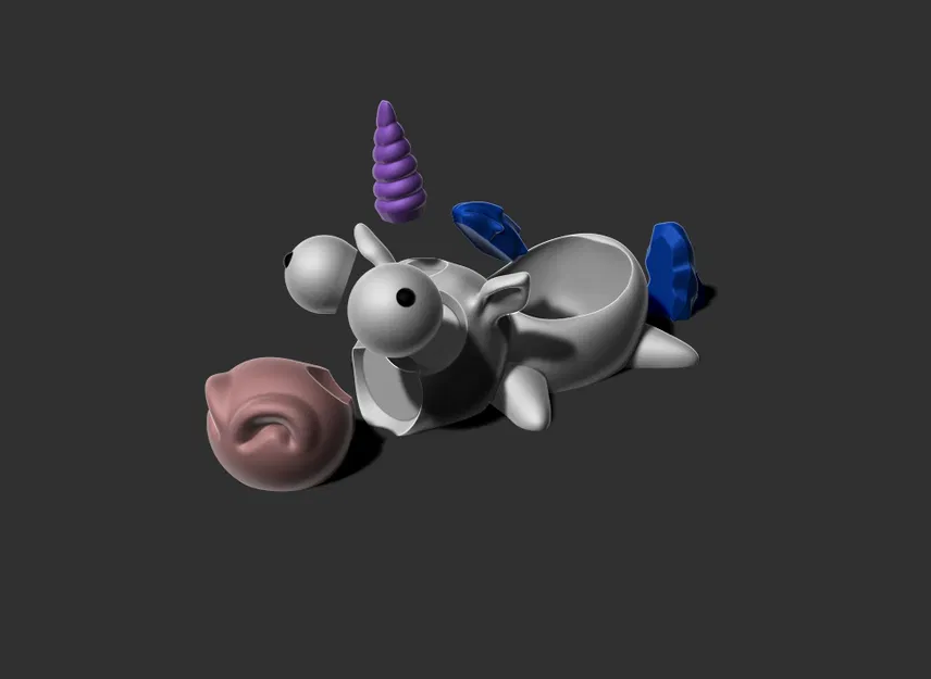 Chậu Funny Unicorn vui nhộn - Image 3