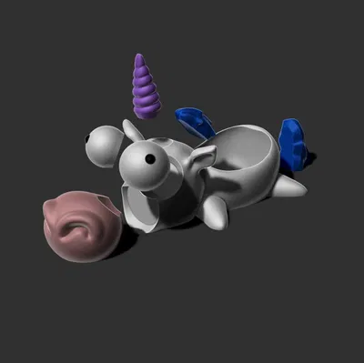 Chậu Funny Unicorn vui nhộn