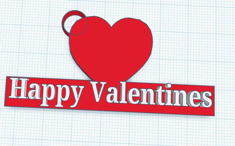 Móc khóa Valentine hình trái tim - Image 1