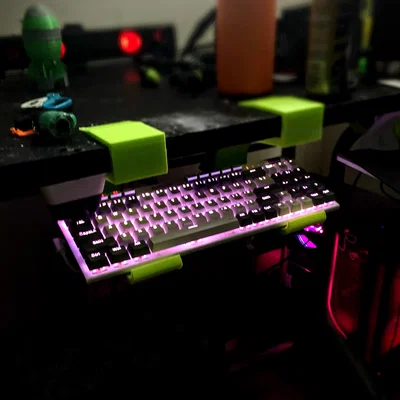 Kệ bàn phím gắn dưới bàn (Under desk keyboard shelf)