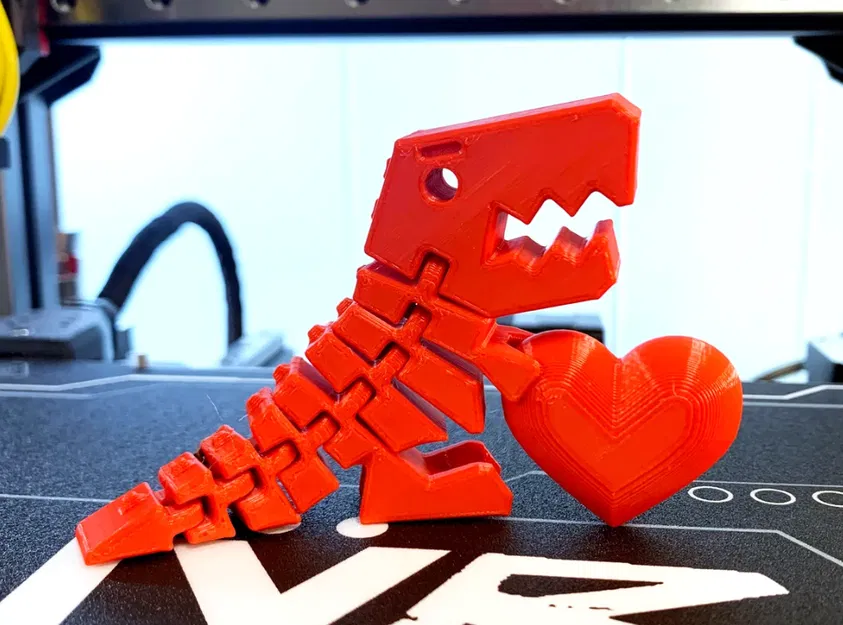 Khủng long Trái tim Valentine (Không cần Supports) - Image 1