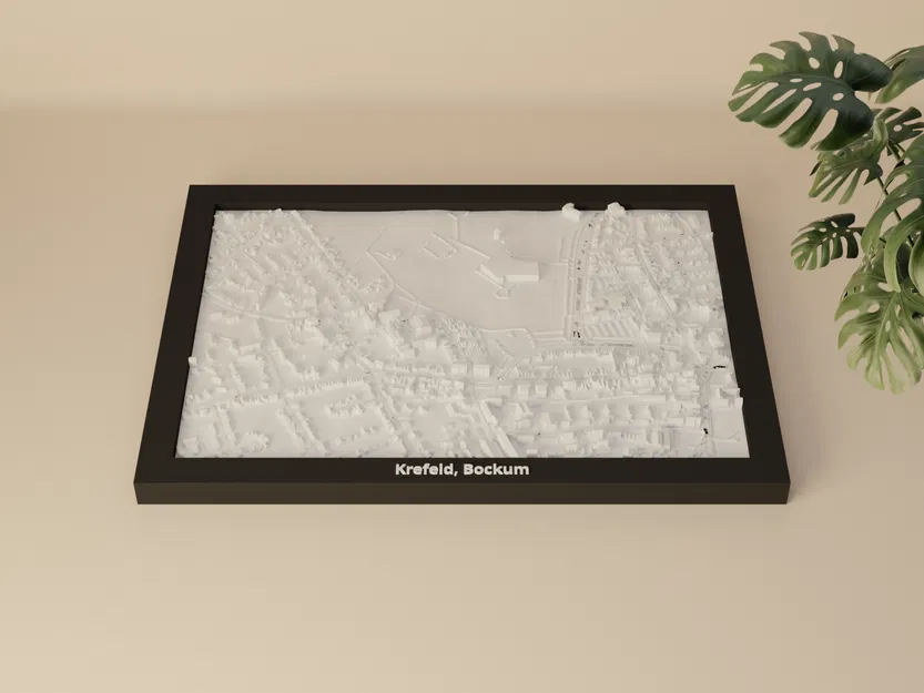 Krefeld, Bockum, Đức - Mô hình thu nhỏ 3D - Image 3