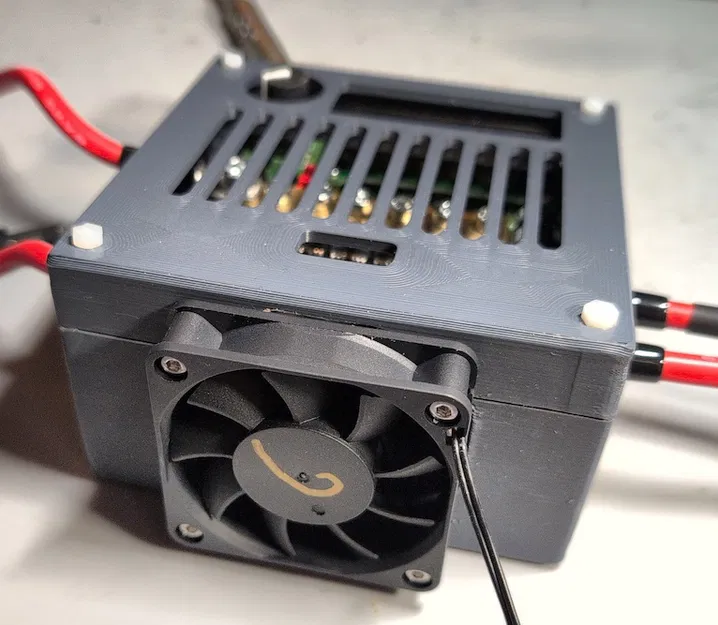 Vỏ kWeld để bàn có quạt 60x60 (desk case with fan) - Image 3