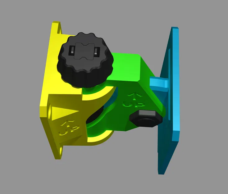 Giá treo VESA 100x100 có thể xoay & nghiêng (Tiltable VESA mount) - Image 3