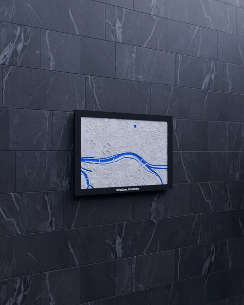 Wrocław, Kleczków, Poland - 3D Miniature (Bản địa hình in 3D) - Image 4