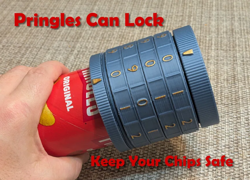 Pringles Protector: Khóa Cryptex Snack 4 Vòng - Image 1