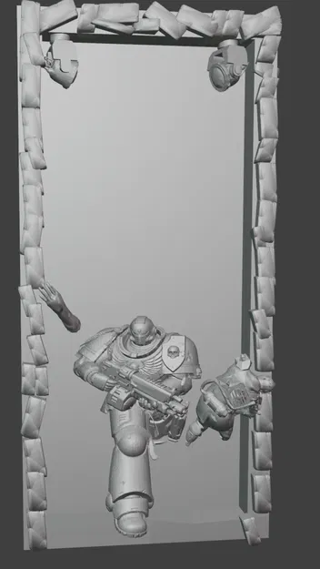 Book Nook Space Marine Warhammer 40k - Image 1