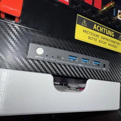 Ngàm gắn rack 10" cho KVM Switch 2 PC Greathtek / Pway / TeeTek