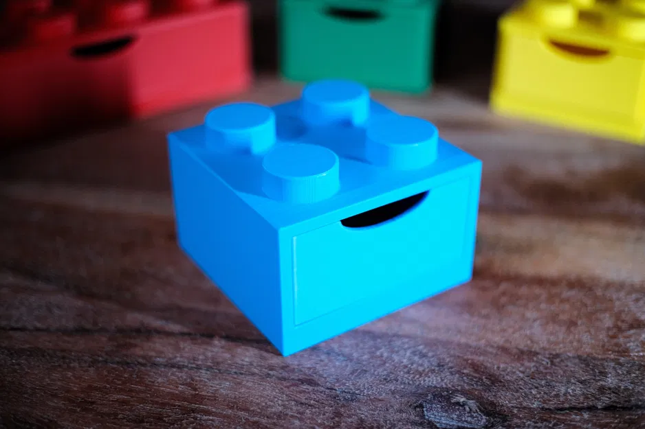 Hộp lưu trữ xếp chồng kiểu Lego - Image 2