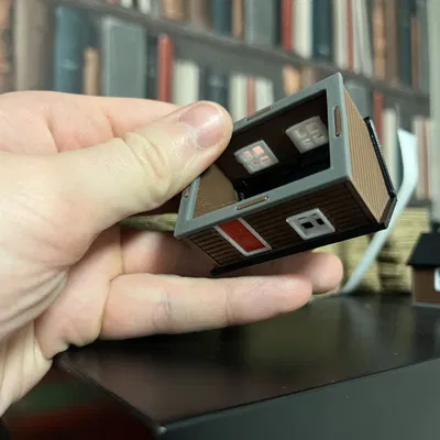 Log Cabin – Nhà gỗ mini tỉ lệ 1/120 cho TT scale model railway