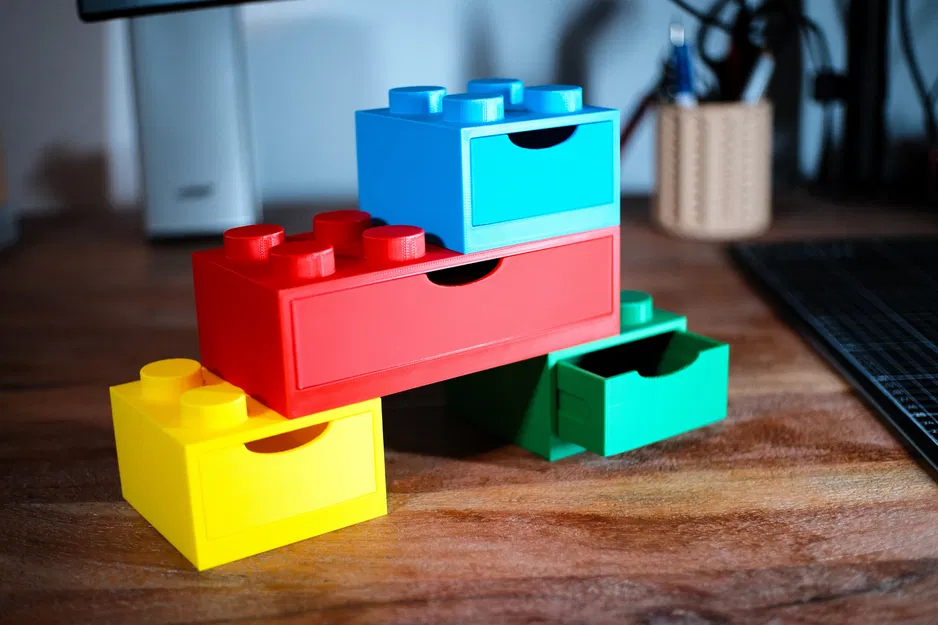 Hộp lưu trữ xếp chồng kiểu Lego - Image 6