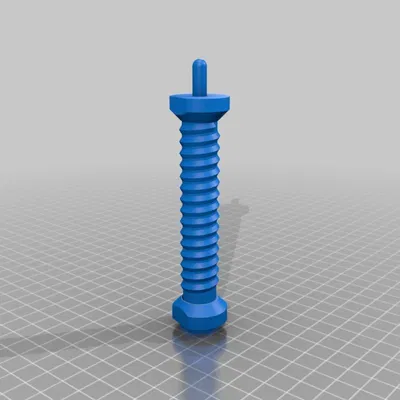 Vít lắp ghép bìa carton cho lớp học (in 3D)