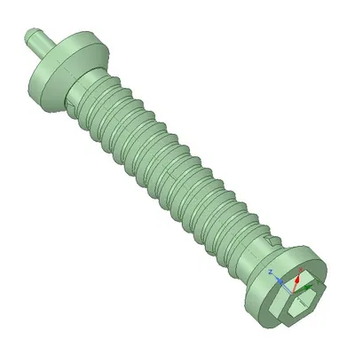 Vít lắp ghép bìa carton cho lớp học (in 3D)