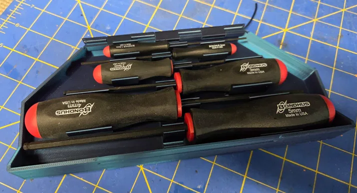 Hộp Gập Đựng Tua Vít Lục Giác (Folding Hex Screwdriver Case) - Image 2