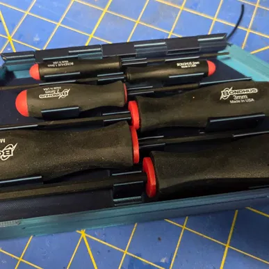 Hộp Gập Đựng Tua Vít Lục Giác (Folding Hex Screwdriver Case)