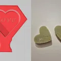Khuôn Xà Phòng Hình Trái Tim (Heart Soap Mold) - Thumbnail 1