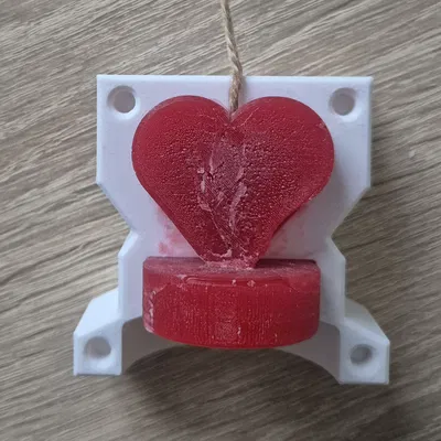 Khuôn Nến Tealight Hình Trái Tim