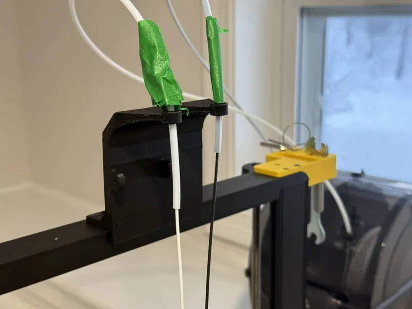 Bộ dẫn filament đôi cho Ender 3 V3 SE/KE (Filament guide + filament detector) - Image 1