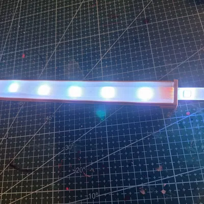 Thanh ray LED phẳng kèm diffuser