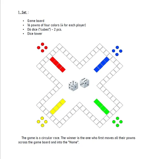 Bộ Shesh-Besh / Ludo Du Lịch All-in-One Portable 4 Người Chơi - Image 14