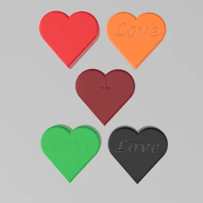 Trái tim tùy biến (Customizable Hearts) – nhiều thiết kế khác nhau