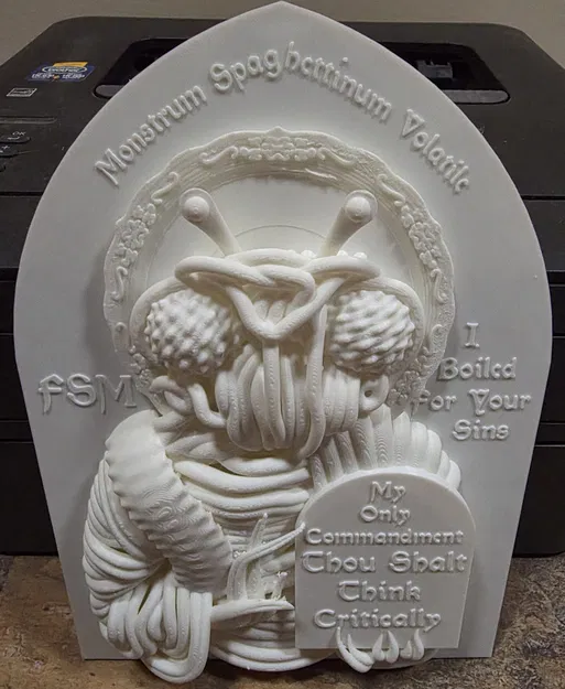 Quái Vật Mì Bay (Flying Spaghetti Monster) – Bảng treo tường - Image 4